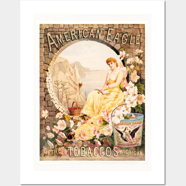 American eagle tobacco, 1885 Wall Art by WAITE-SMITH VINTAGE ART